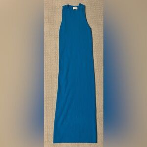 Blue Wilfred Aritzia summer dress